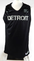 2023-24 Detroit Pistons #29 Game Used Black Grey Practice Jersey L 892