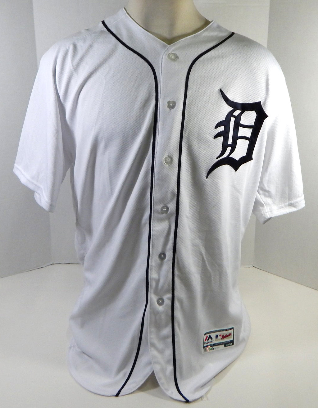 2019 Detroit Tigers Steve Liddle #43 Game Used White Jersey 52 759 Pic2