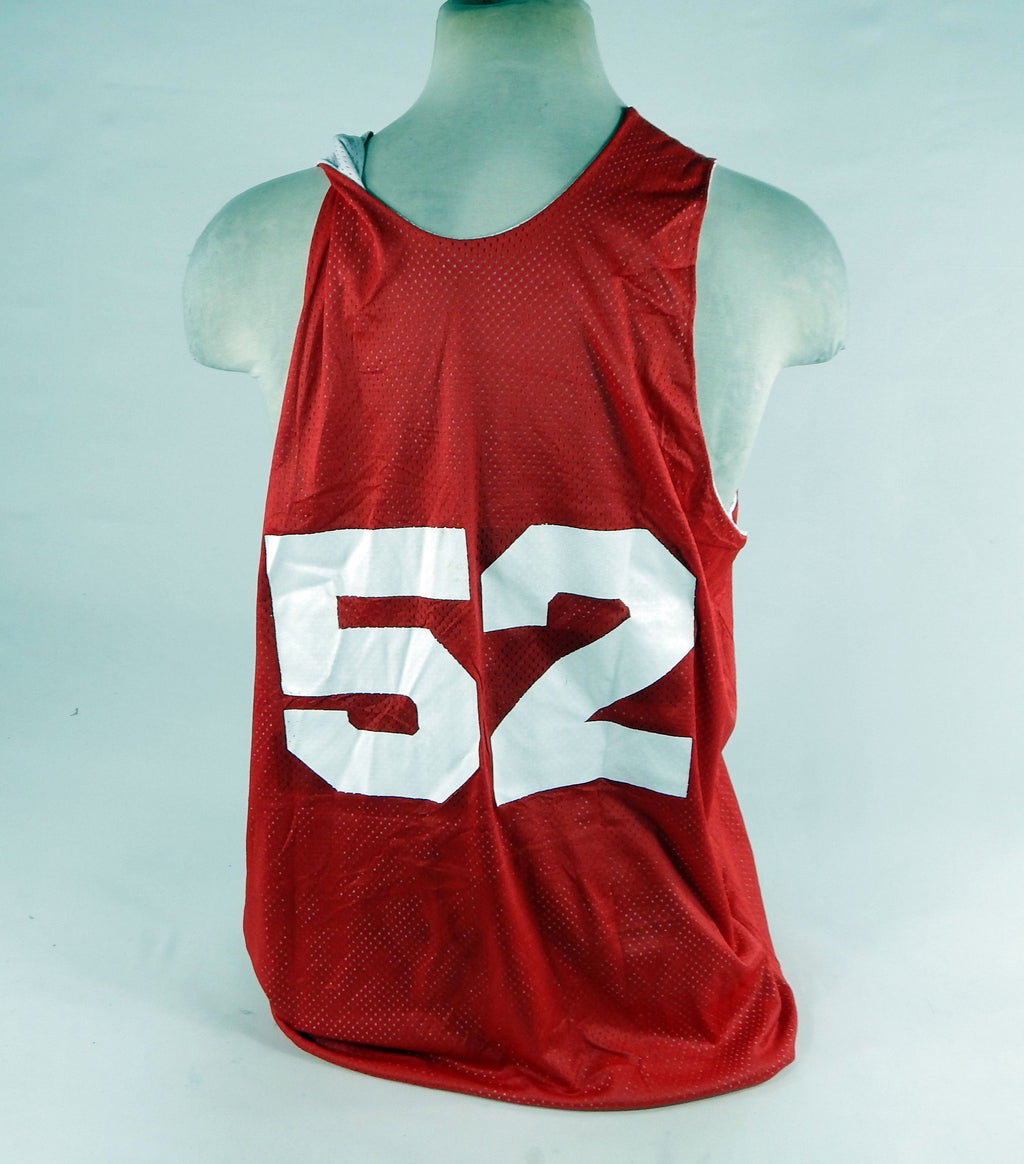 2000s Atlanta Hawks #52 Game Used Red Practice Jersey 2XL 891 Pic2