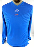 Boise State Broncos Team Issued Nike Blue Long Sleeve Shirt Size L