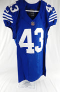 2022 Indianapolis Colts Trevor Denbow #43 Game Issued Blue Jersey 38 917