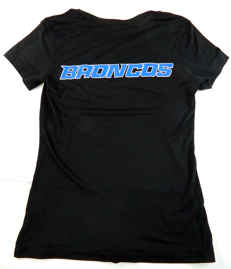 Boise State Broncos Team Issued Nike Black Track & Field Shirt Size M Pic2