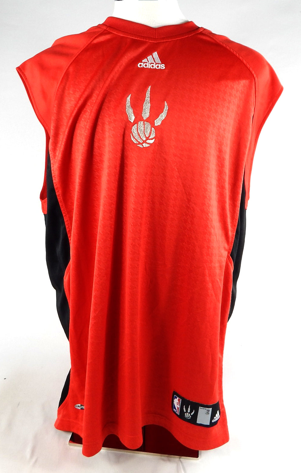 2000s Toronto Raptors #3 Game Used Red Tank Top Shirt XL 500