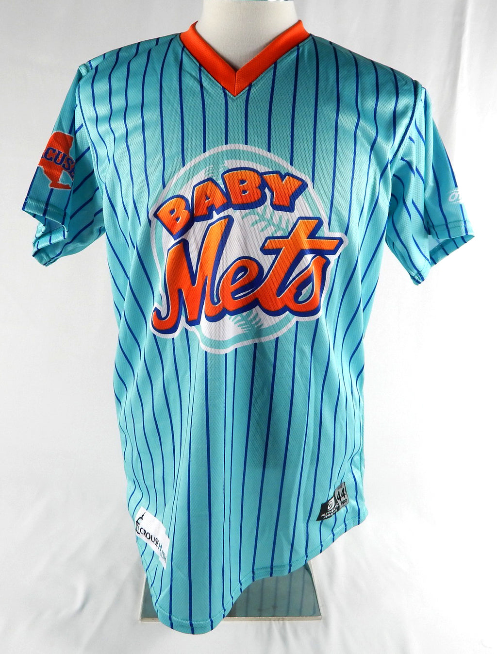 2024 Syracuse Mets #20 Game Issued Pos Used Blue Jersey Baby Mets 44 337