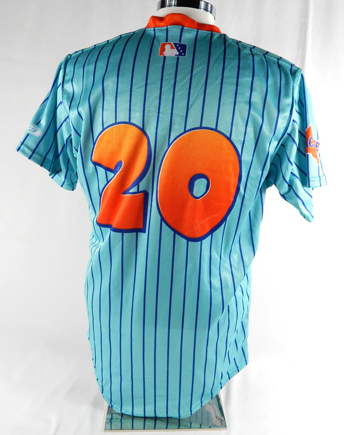 2024 Syracuse Mets #20 Game Issued Pos Used Blue Jersey Baby Mets 44 337 Pic2