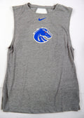 Boise State Broncos Team Issued Nike Light Gray Sleeveless Top Size M