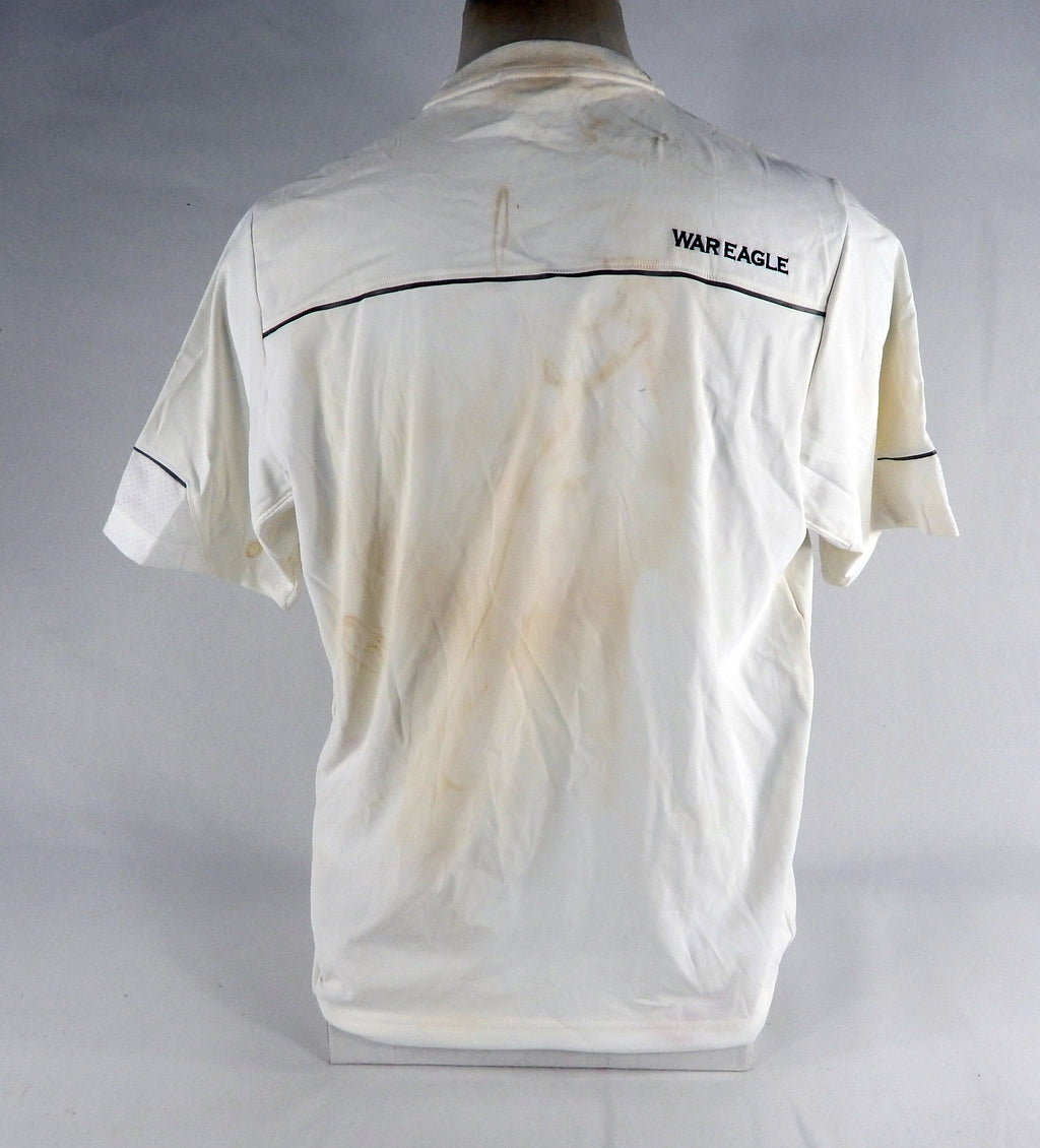Auburn Tigers Team Issued White Pullover Sideline Fleece M DP68676 Pic2