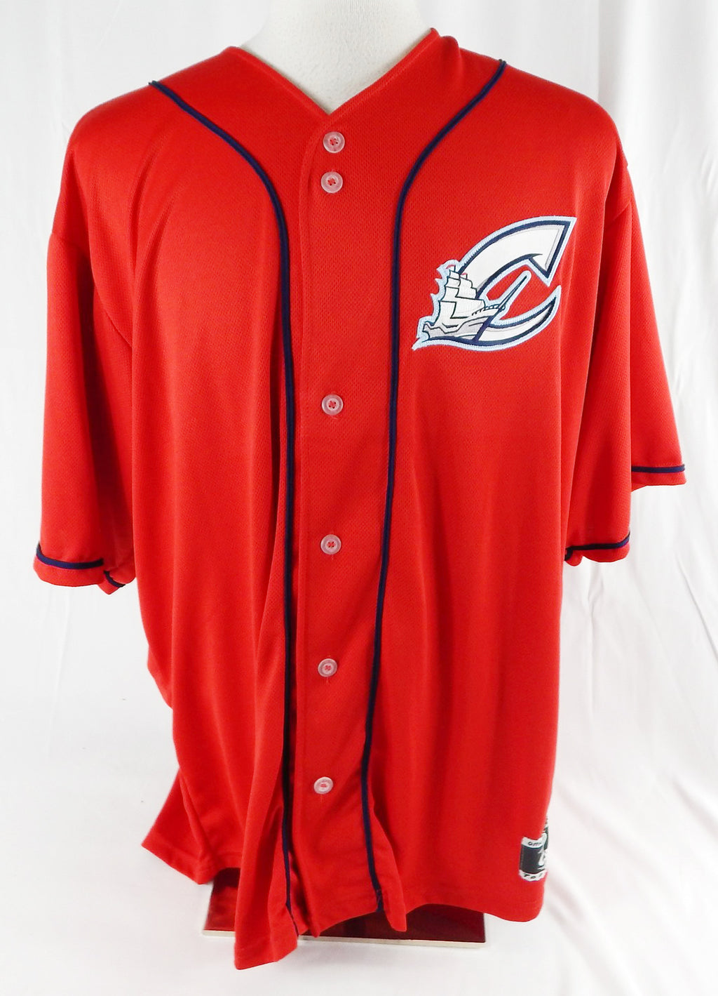 2000s Columbus Clippers Blank Game Issued Red Jersey XXL 717