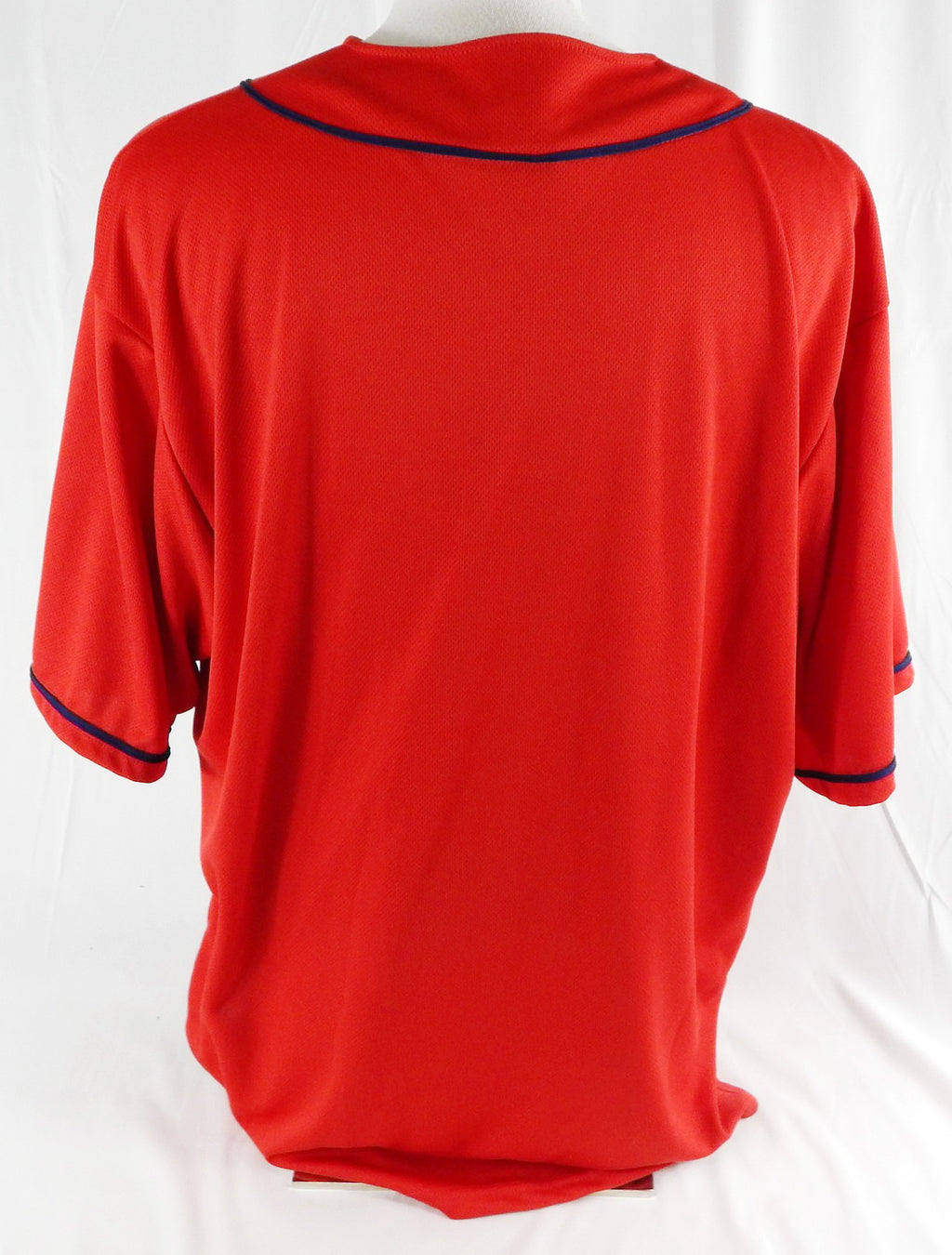 2000s Columbus Clippers Blank Game Issued Red Jersey XXL 717 Pic2