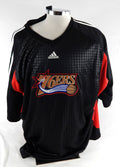 2007-08 Philadelphia 76ers Game Issued Black Shooting Shirt 4XL 353