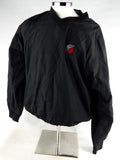 2000s Portland Trail Blazers Team Issued Black Windbreaker Pullover L 502