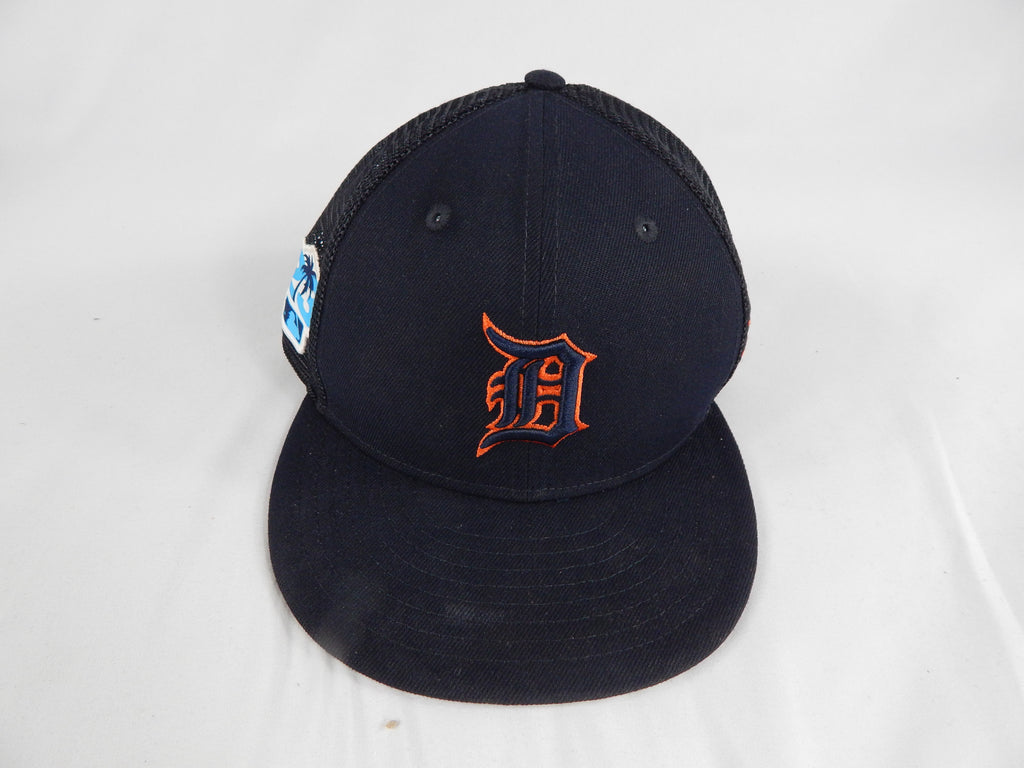 2023 Detroit Tigers Ryan Kreidler #32 Game Issued Pos Used Navy Hat ST 7.375 25