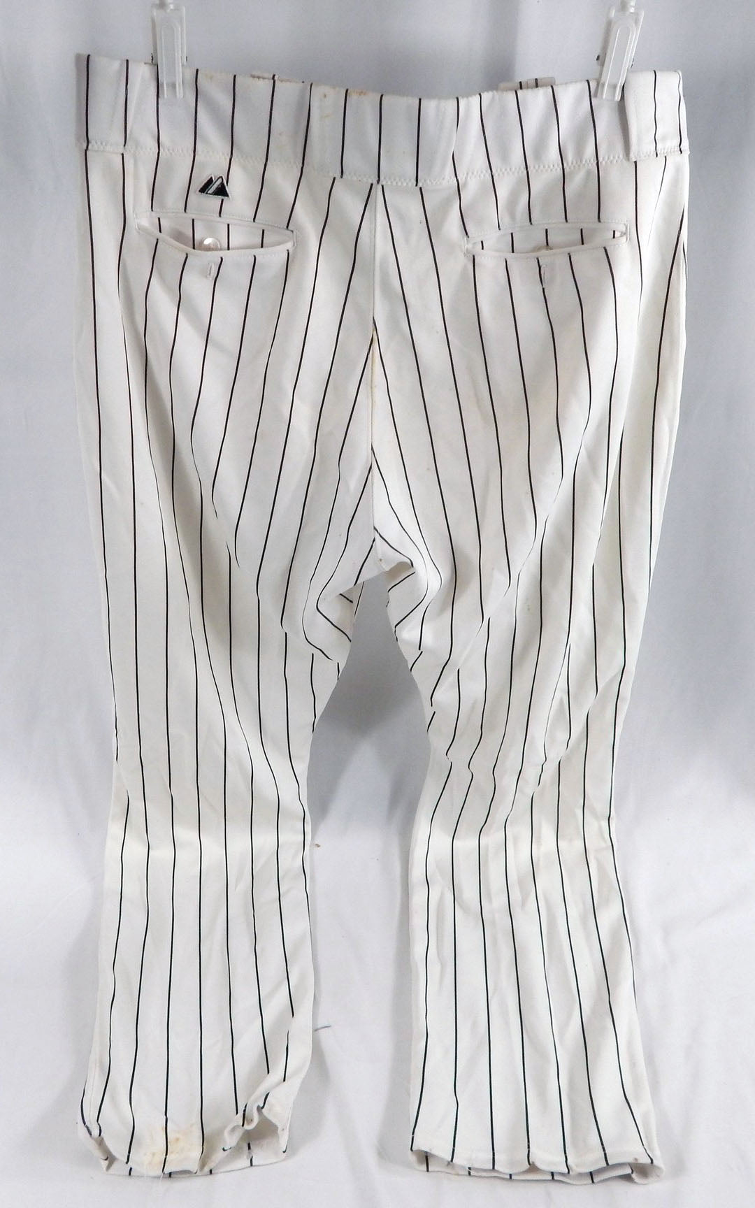 2006 Florida Marlins Scott Tyler #65 Game Used White Baseball Pants 40 986 Pic2