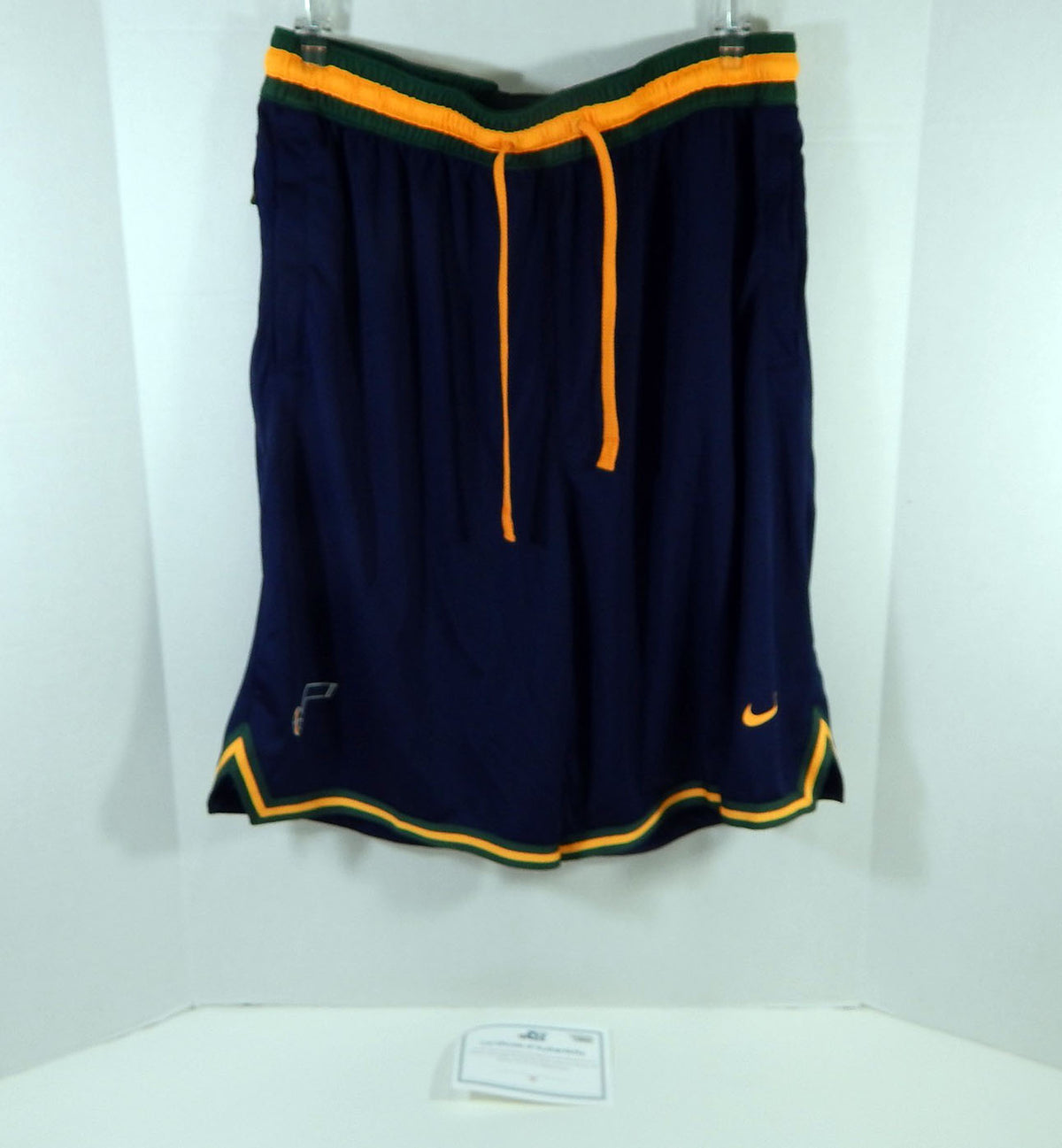 2019-20 Utah Jazz Game Issued Navy Practice Shorts XLT 981