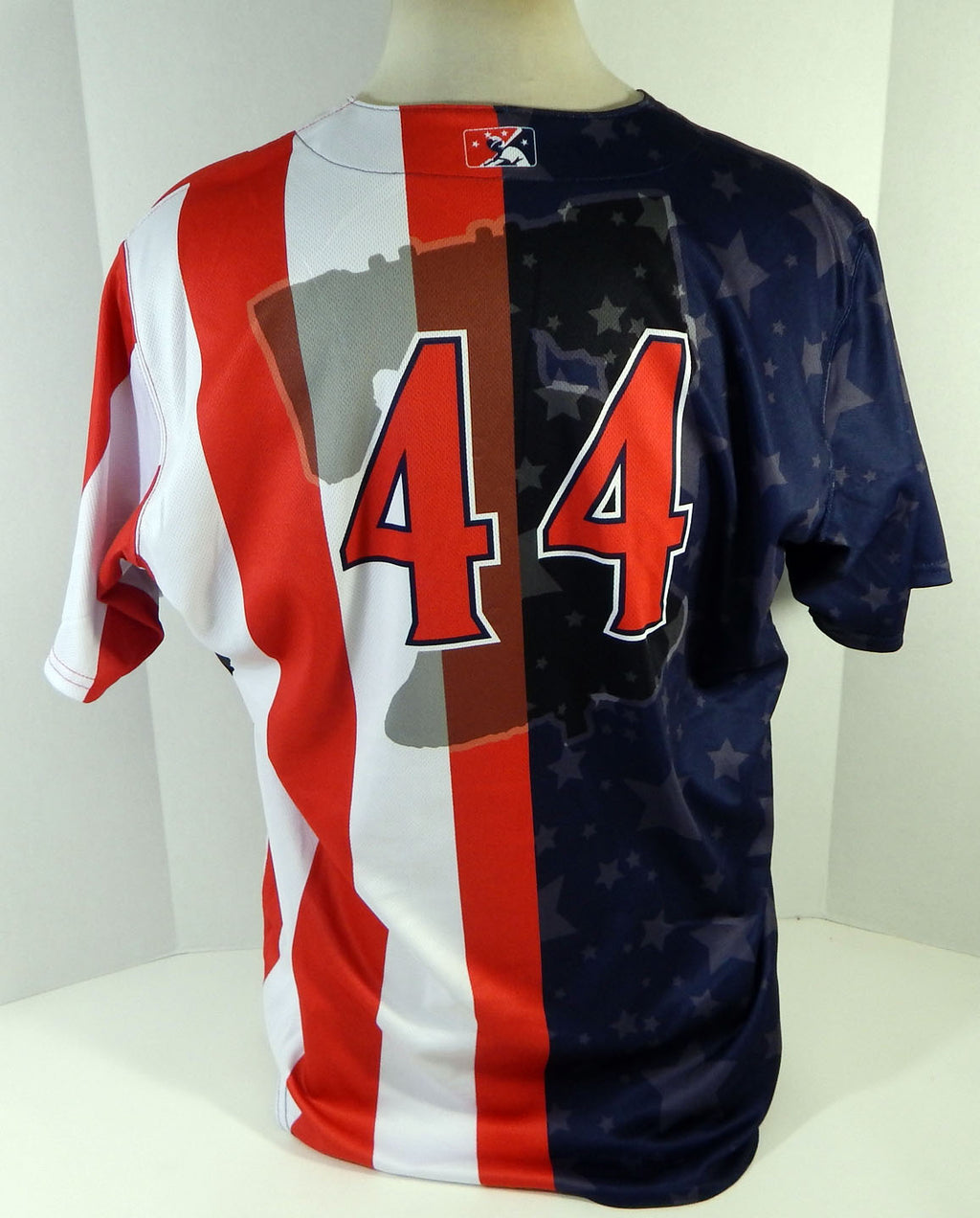 2018 Clearwater Threshers Alejandro Requena #44 Game Used Navy Jersey Independ 1