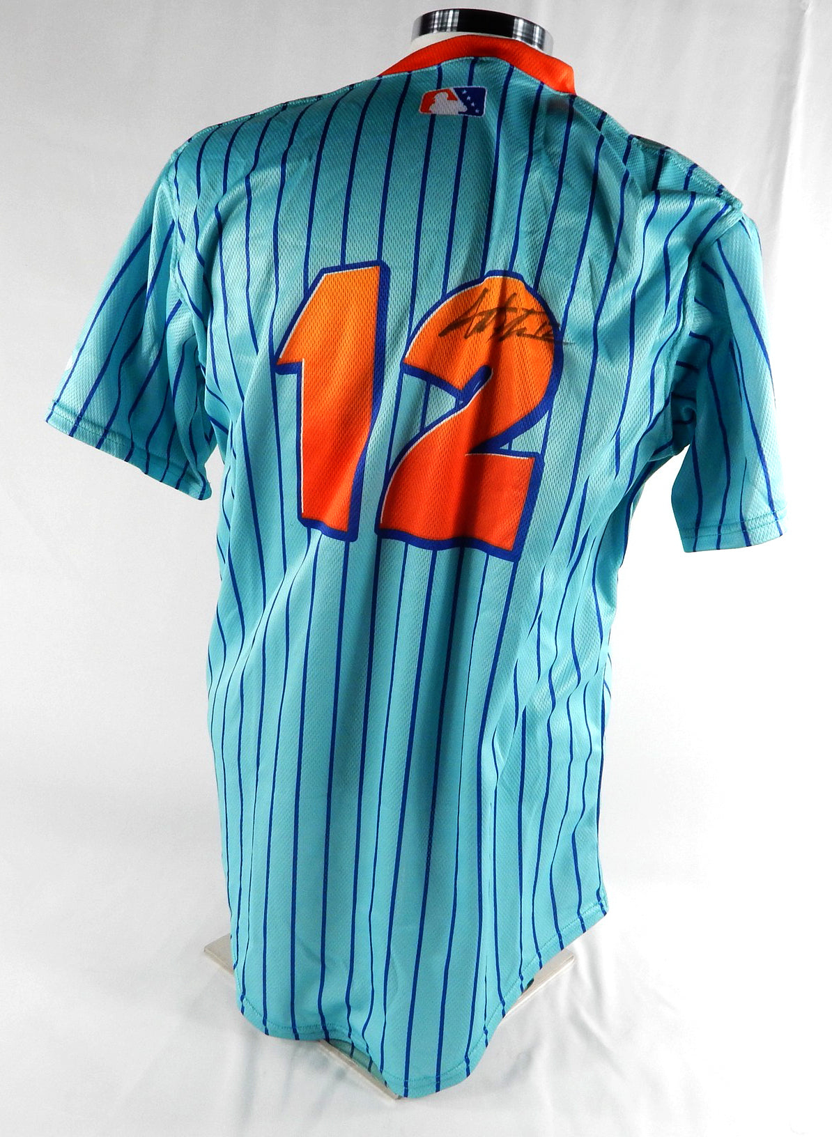 2024 Syracuse Mets Austin Allen #12 Game Used Signed Blue Jersey Baby Mets 46 0 Pic2