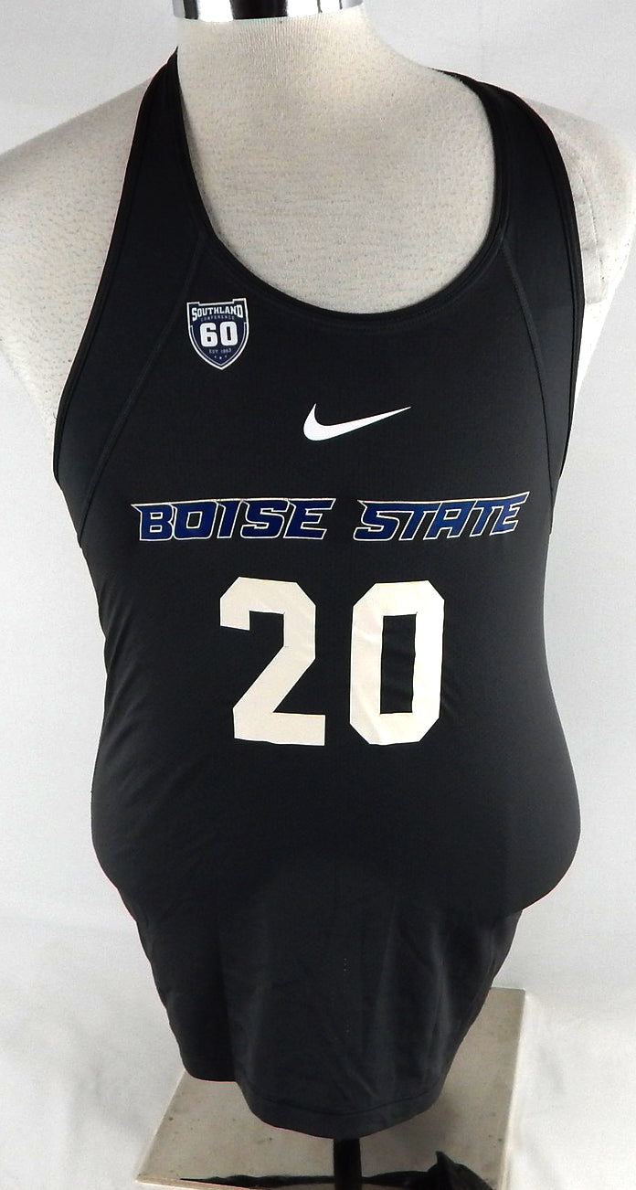 2018 Boise State Broncos #20 Game Used Black Jersey 60 Patch Beach Volleyball 3