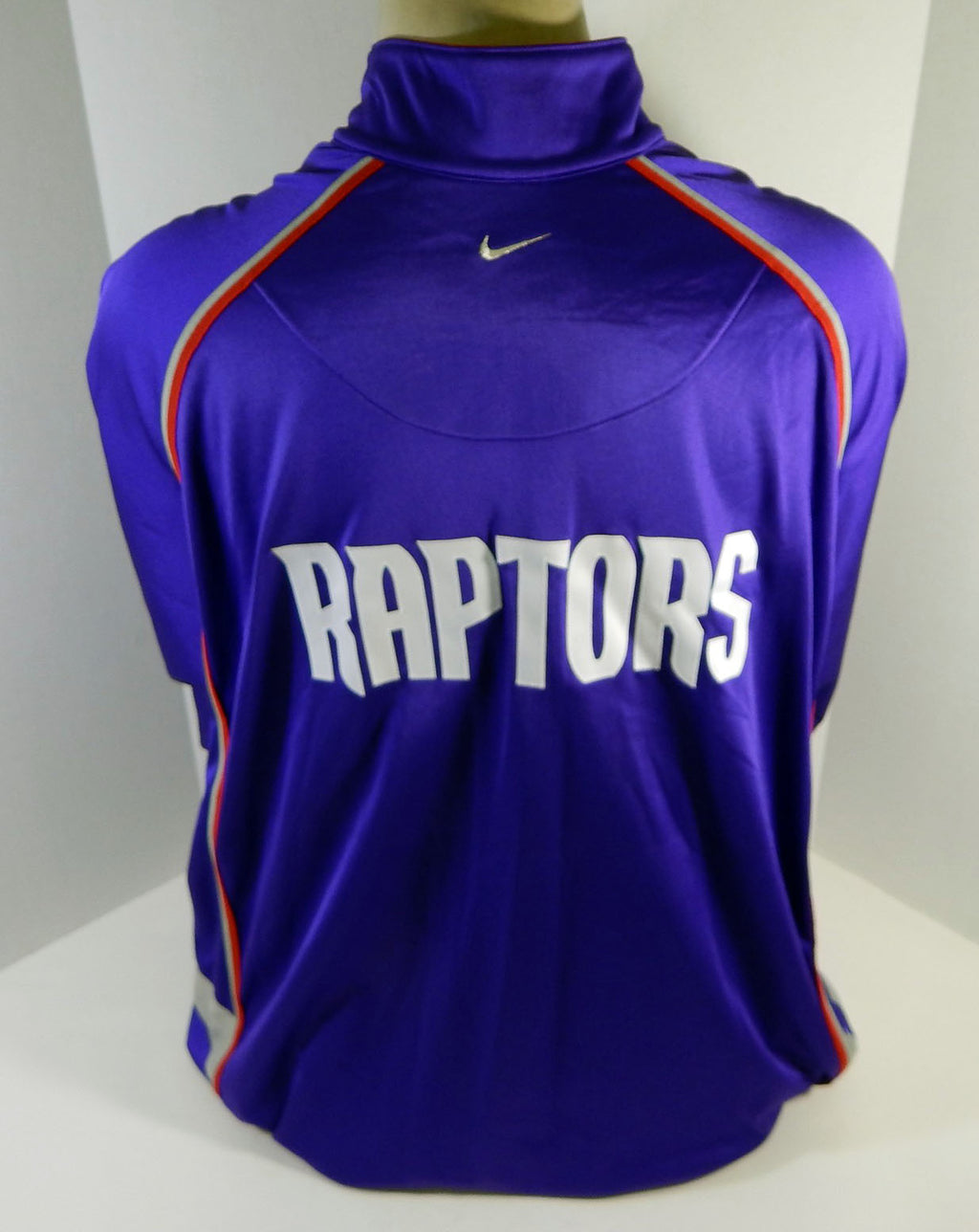 2003-04 Toronto Raptors Game Issued Purple White Jacket 3XL DP16270