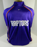 2003-04 Toronto Raptors Game Issued Purple White Jacket 3XL DP16270