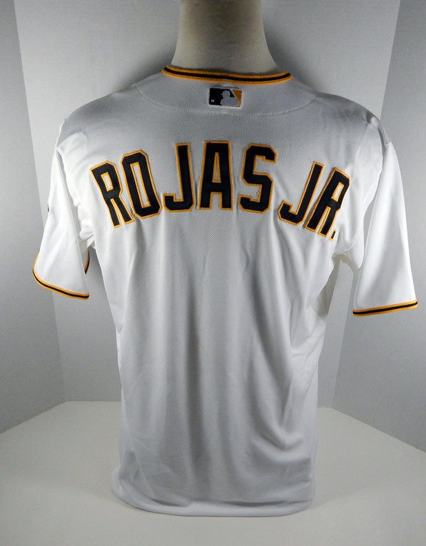 2015 Pittsburgh Pirates Mel Rojas Jr # Game Issued White Jersey PITT33270