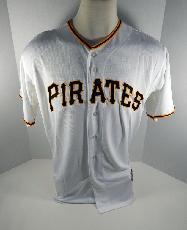 2015 Pittsburgh Pirates Mel Rojas Jr # Game Issued White Jersey PITT33270 Pic2