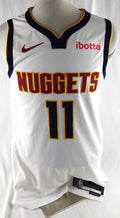 2025-26 Denver Nuggets Bruce Brown #11 Game Used White Jersey Association  7 pt