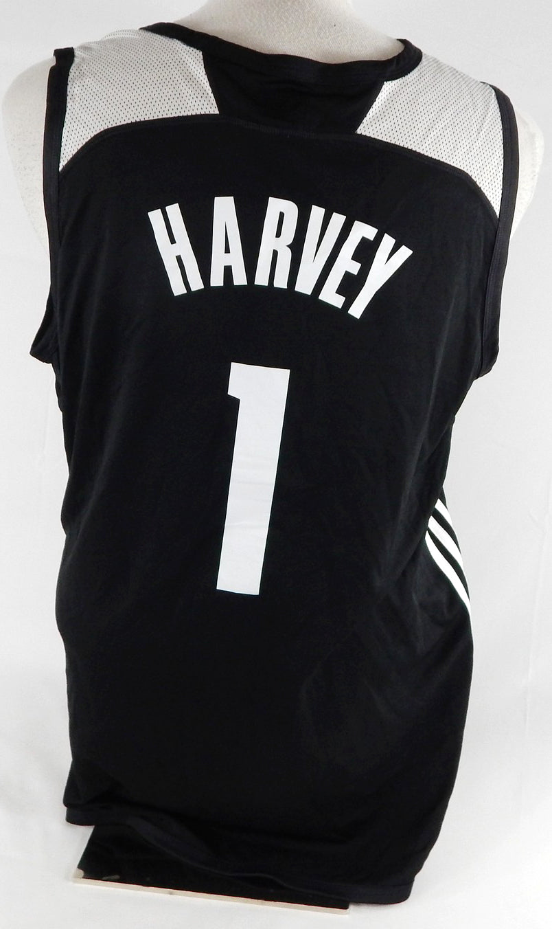 2017-18 Orlando Magic Harvey #1 Game Used Black Practice Jersey L 711 Pic2