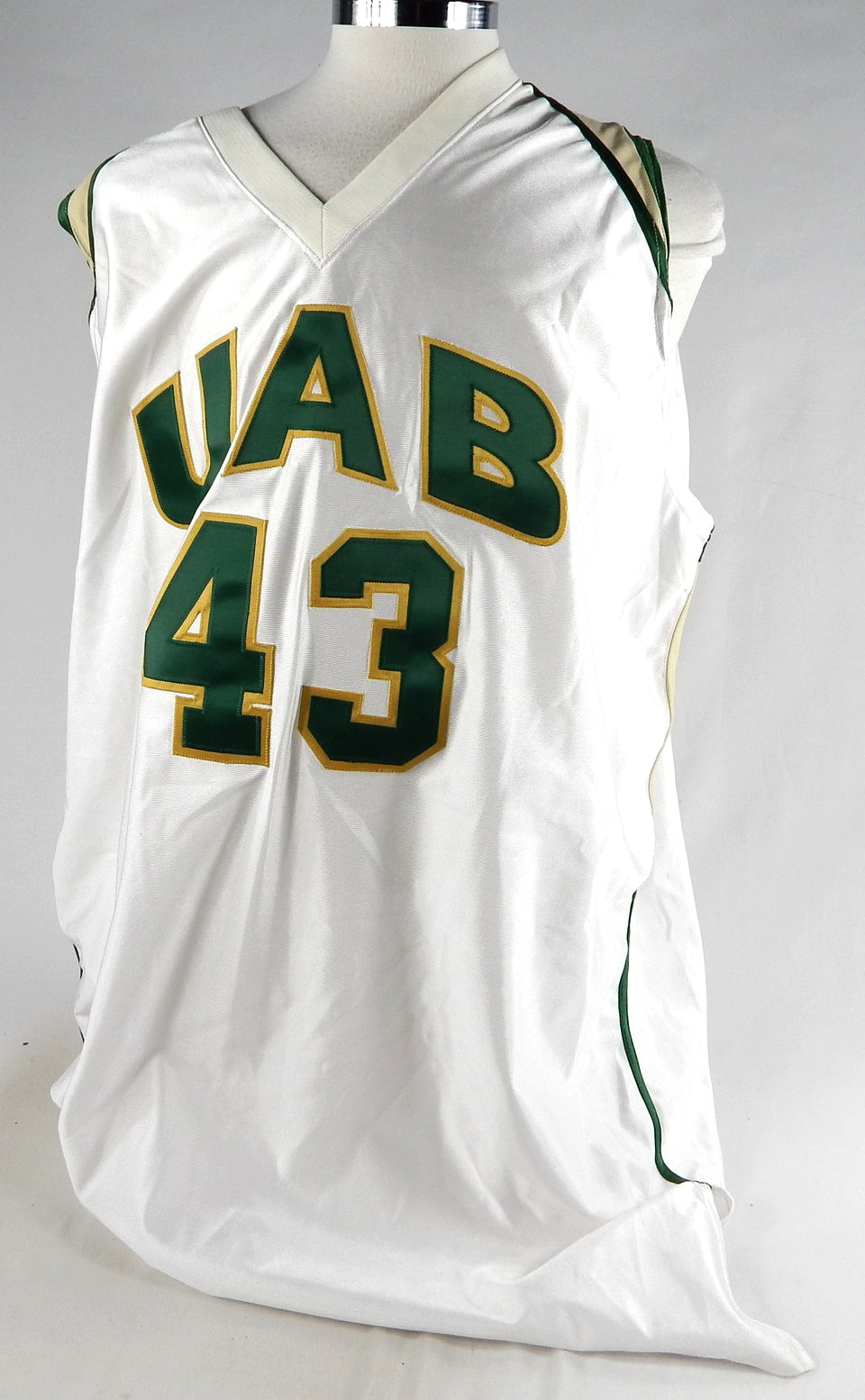 2000s UAB Blazers #43 Game Issued White Jersey XXXL 510