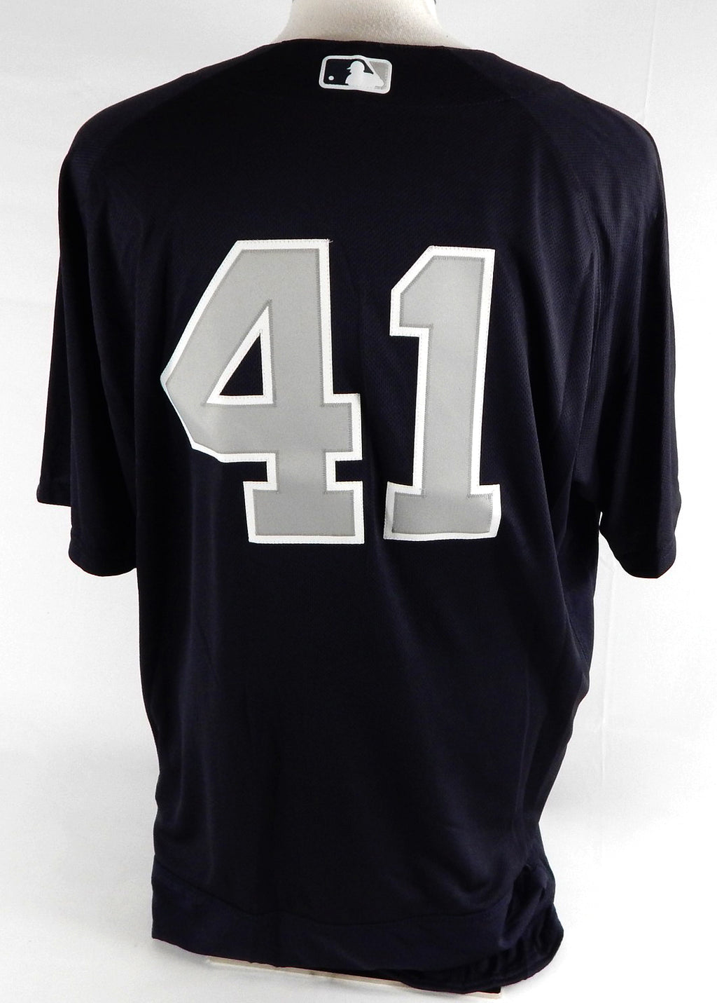 2016 New York Yankees Antony Swarzak #41 Game Used Navy Jersey BP 48 602 Pic2