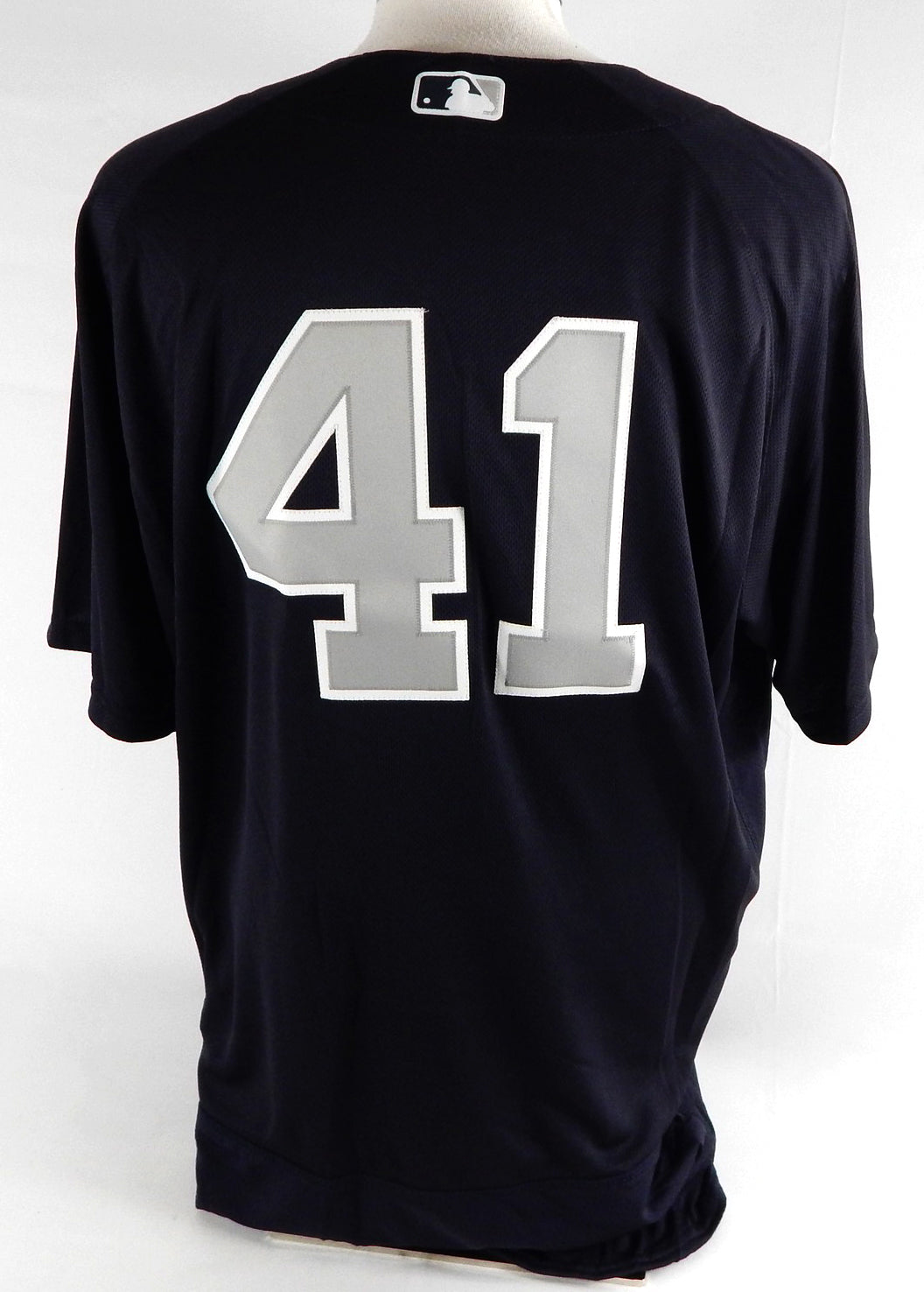 2016 New York Yankees Antony Swarzak #41 Game Used Navy Jersey BP 48 602 Pic2