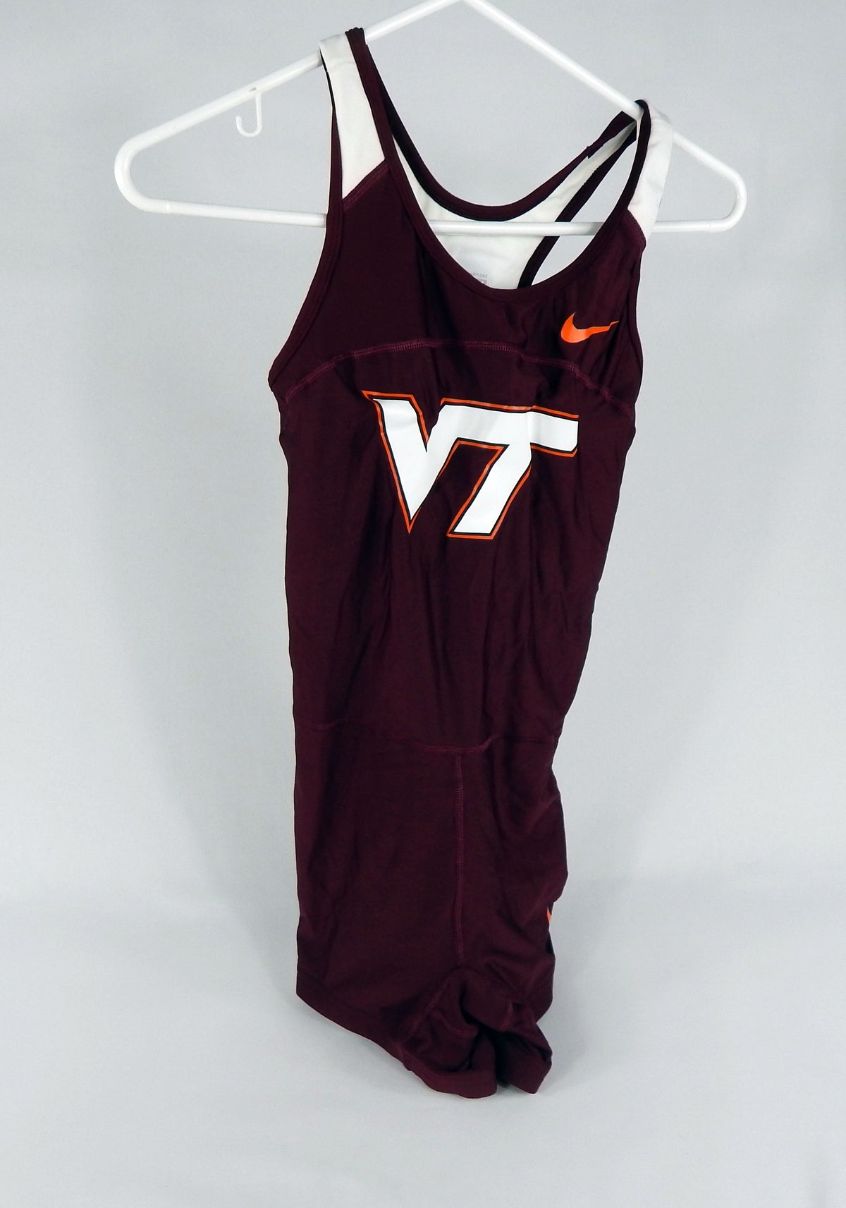 2009 Virginia Tech Hokies Game Issued Maroon Jersey Cross Country Track M D94