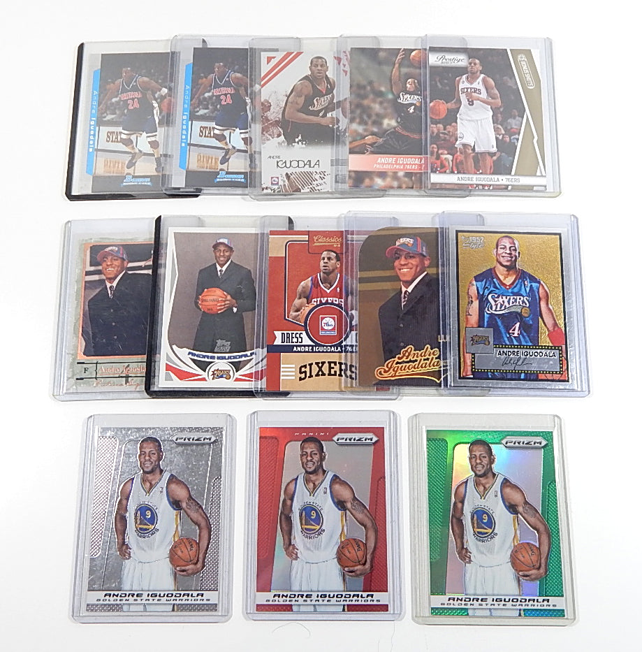 Lot of (22) 2003-04 to 2013-14 Andre Iguodala Cards Nm/Mt RC Prizm Topps Panini Pic2