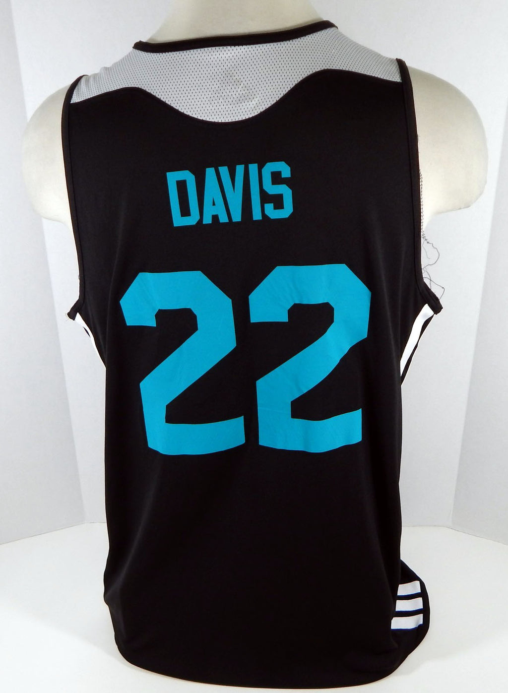 2014-15 Charlotte Hornets Josh Davis #22 Game Used Black Jersey Summer L 92 Pic2