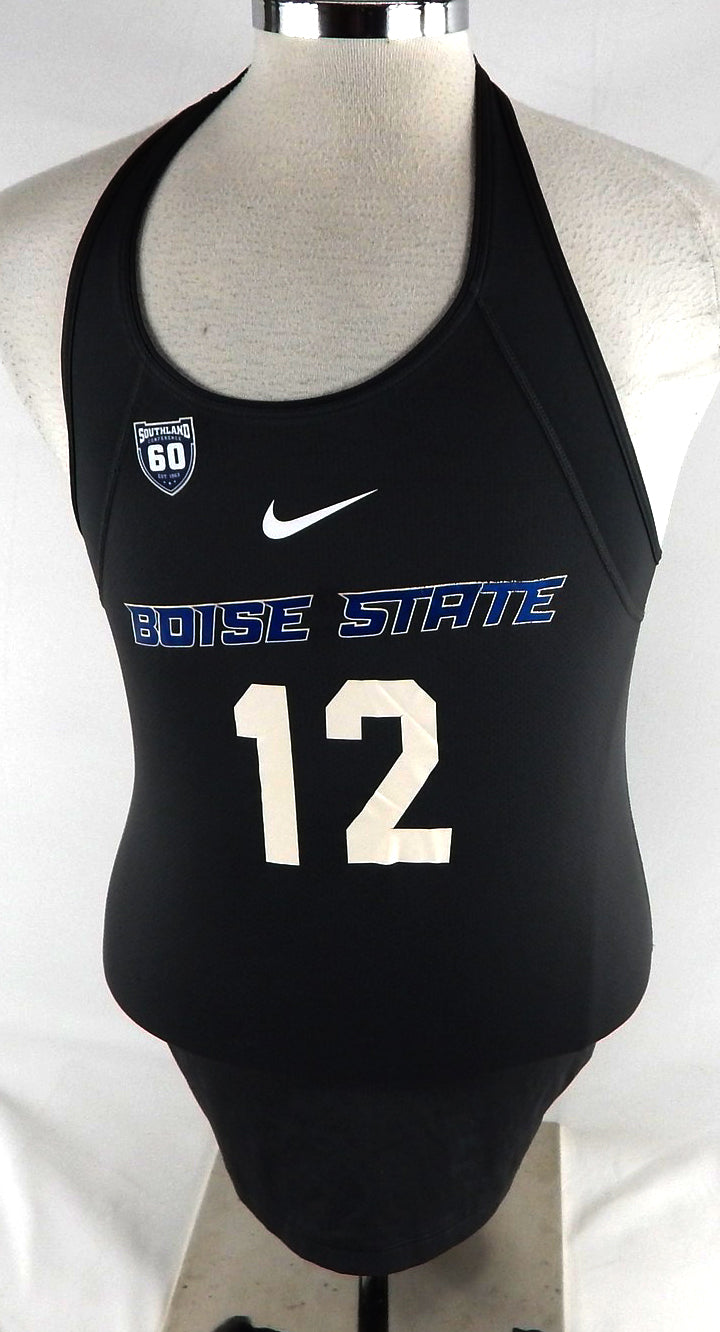 2018 Boise State Broncos #12 Game Used Black Jersey 60 Patch Beach Volleyball 7