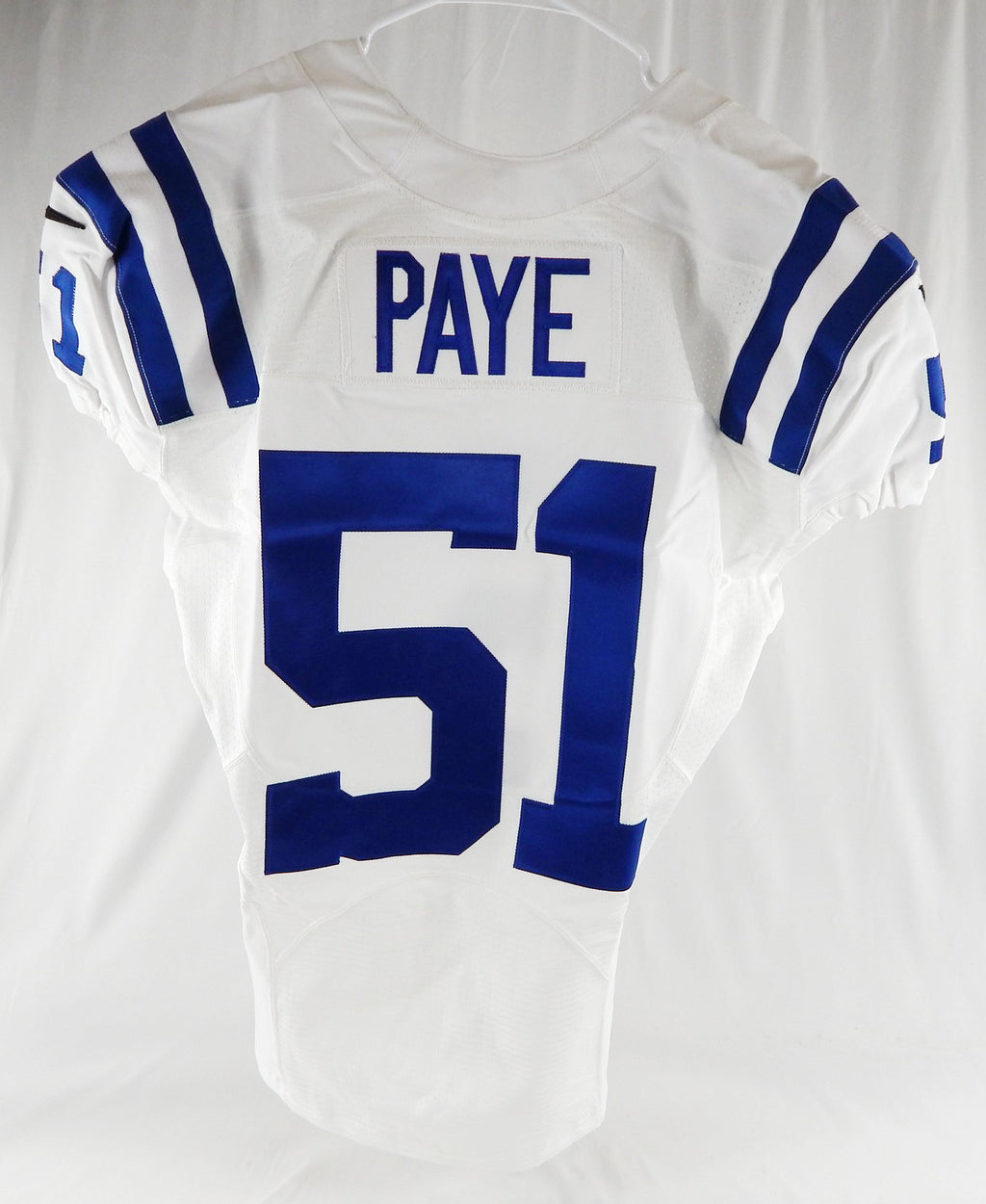 2022 Indianapolis Colts Kwity Paye #51 Game Issued White Jersey 46 924 Pic2