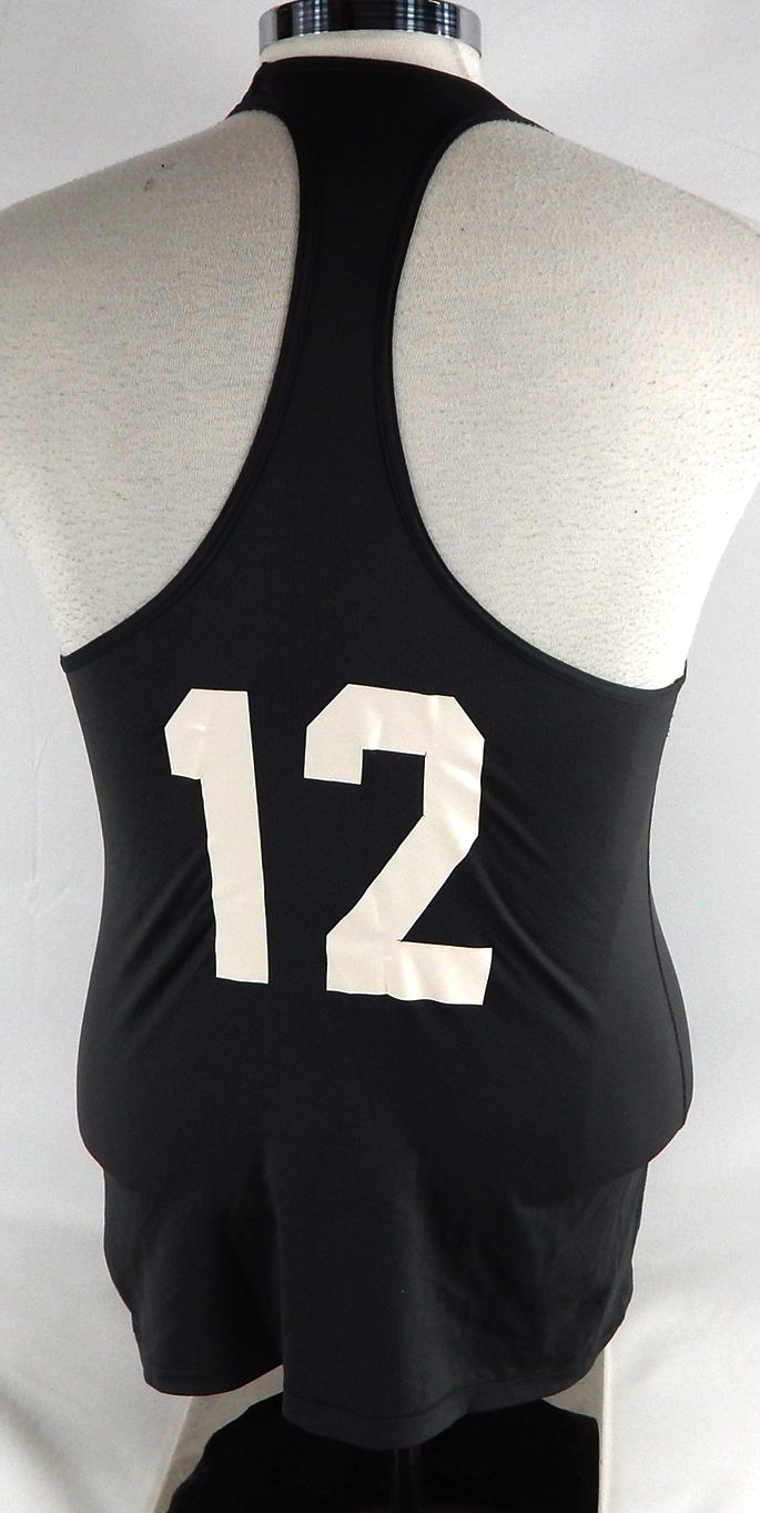 2018 Boise State Broncos #12 Game Used Black Jersey 60 Patch Beach Volleyball 7 Pic2