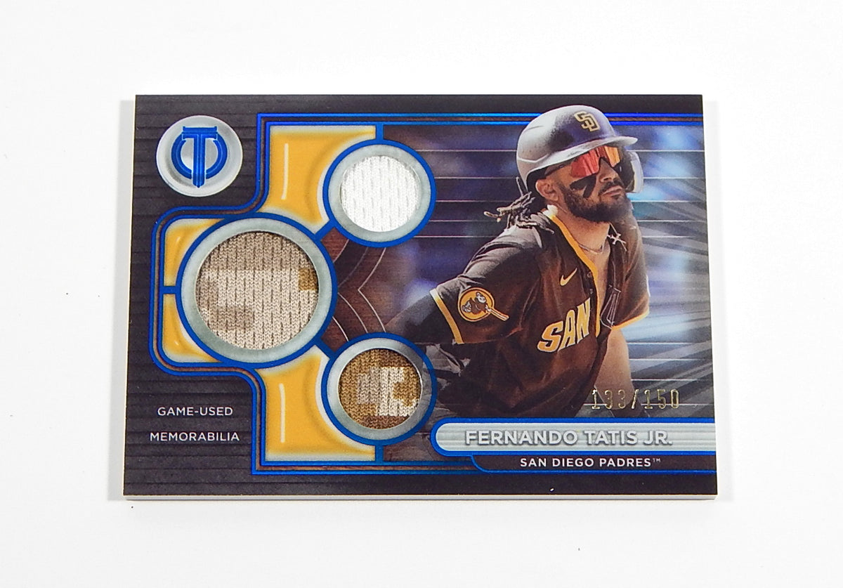 2024 Topps Tribute Relics Fernando Tatis Jr. #TTR-FT Triple GU Jersey #'d /150