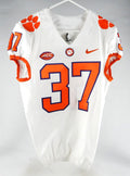 2018-22 Clemson Tigers #37 Game Used White Jersey NP R 38 815