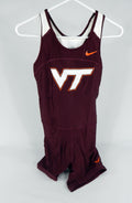 2009 Virginia Tech Hokies Game Issued Maroon Jersey Cross Country Track L 00