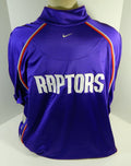 2003-04 Toronto Raptors Game Issued Purple White Jacket 4XL DP16275