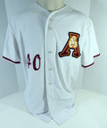 Armadillos #40 Game Used White Jersey 50 DP11524