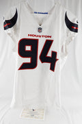 2024 Houston Texans Khalil Davis #94 Game Issued White Jersey 46 927
