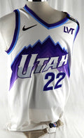 2025-26 Utah Jazz Kyle Filipowski #22 Game Used White Jersey Association 9 Pts 6