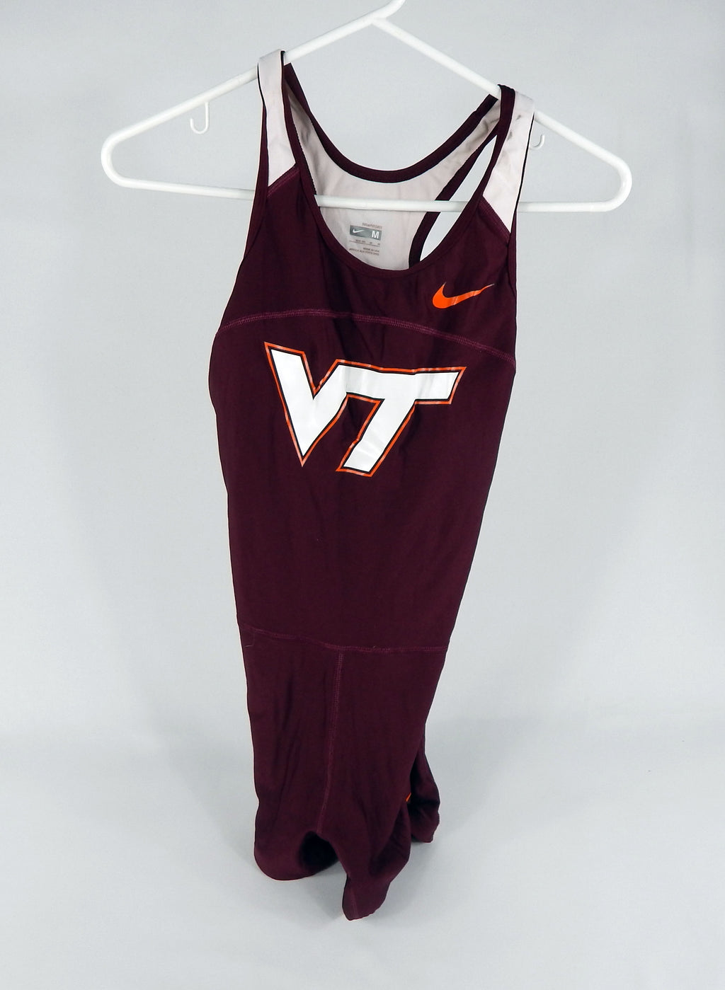 2009 Virginia Tech Hokies Game Issued Maroon Jersey Cross Country Track M 002