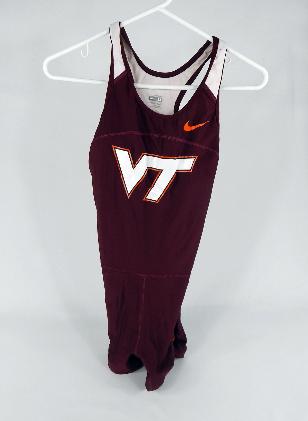 2009 Virginia Tech Hokies Game Issued Maroon Jersey Cross Country Track M 002