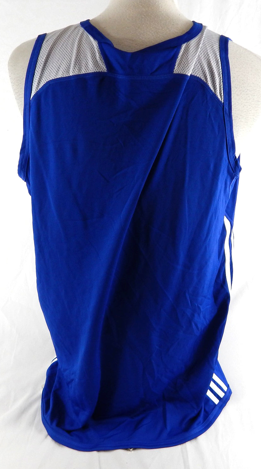 2015-16 Detroit Pistons Game Issued Blue Practice Jersey XL 755 Pic2
