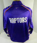 2003-04 Toronto Raptors Game Issued Purple White Jacket 3XL DP16276