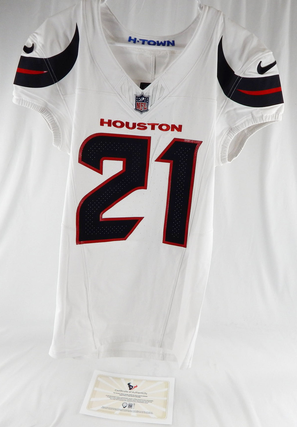 2024 Houston Texans CJ Henderson #21 Game Issued White Jersey 40 928