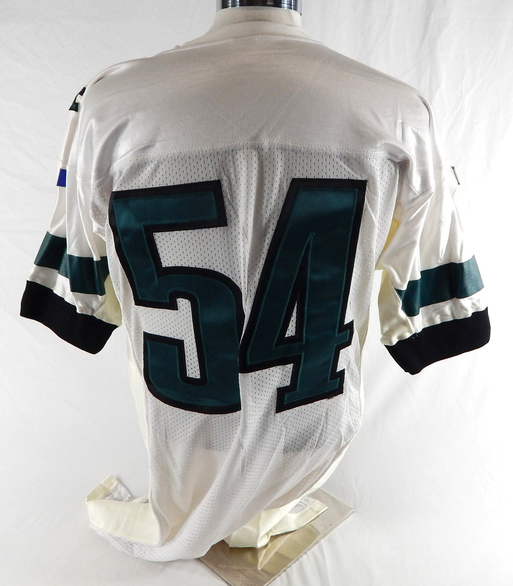 1990s Philadelphia Eagles #54 Game Issued White Jersey 48 756 Pic2