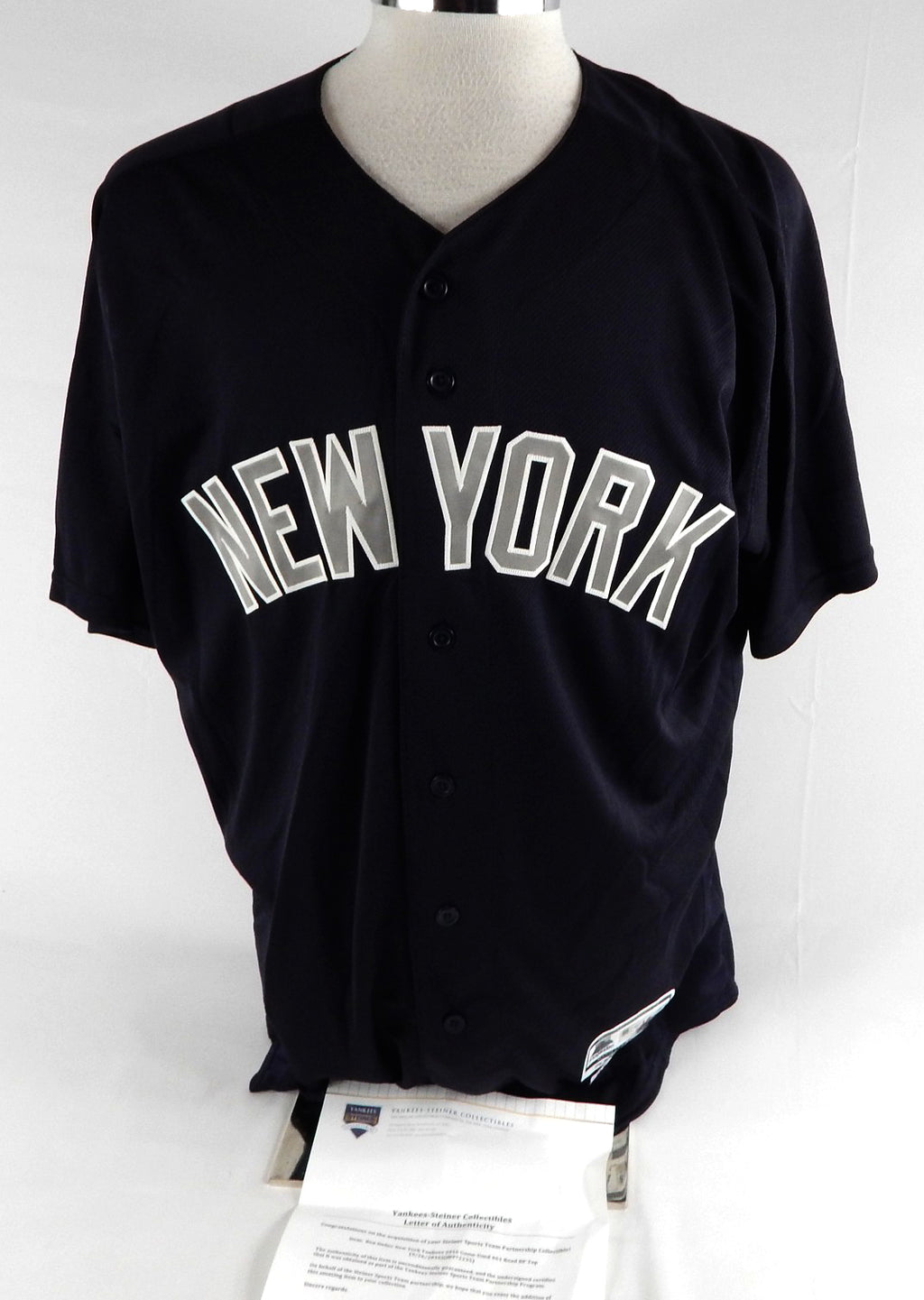 2016 New York Yankees Ben Heller #61 Game Used Navy Jersey BP 46 608
